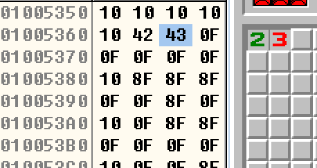 分析非雷区地块
